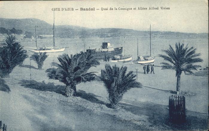 Bandol Quai Boot Allee Alfred Vivien