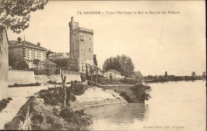 Avignon Vaucluse Tour Philippe le Bei Bords du Rhone