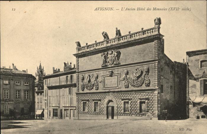 Avignon Vaucluse Hotel  Monnaies