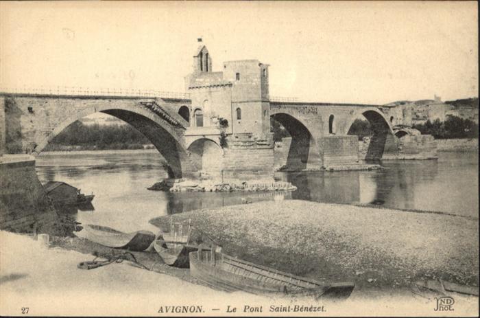 Avignon Vaucluse Pont Saint Benezet