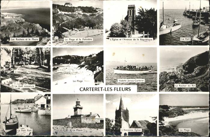 Carteret Manche Port Eglise