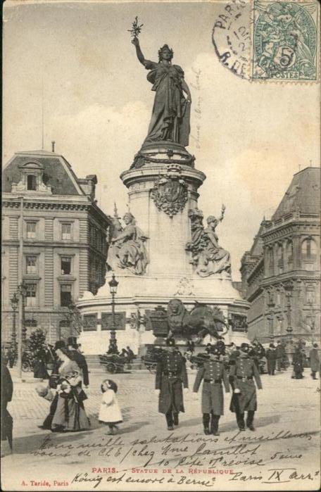 Paris Statue Republique
