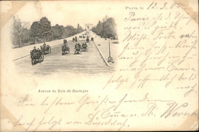 Paris Bois Boulogne Kutsche