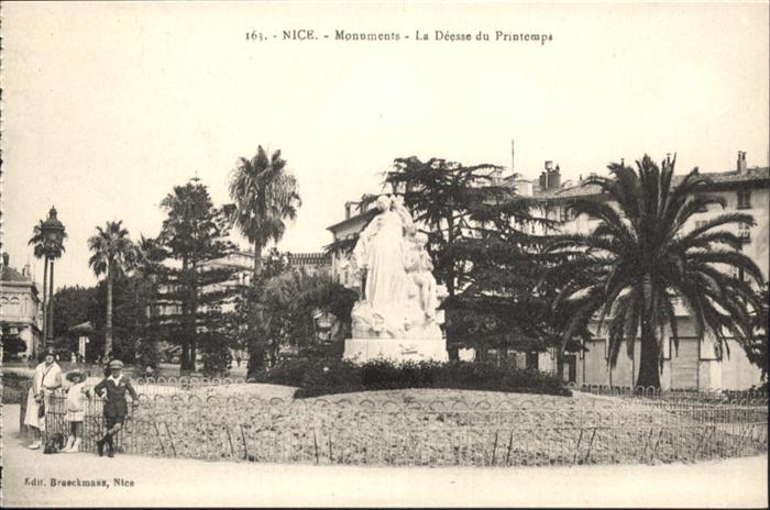 Nice Alpes Maritimes Monuments Deesse Printemps