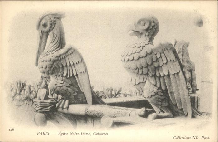 Paris Eglise Notre Dame Chimeres
