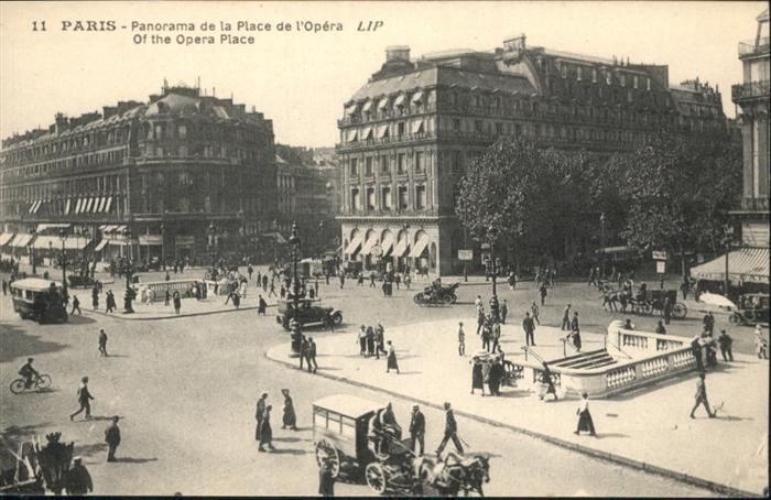 Paris place Opera Kutsche