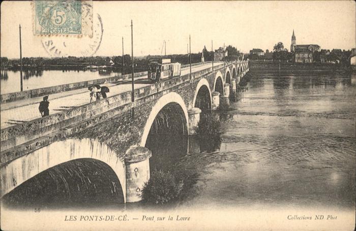 Les Ponts-de-Ce Pont sur la Loire Strassenbahn