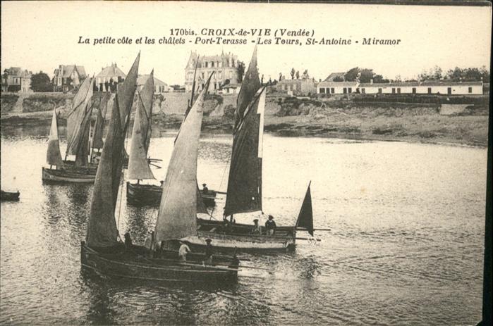 Croix de Vie Vendee Port-Terasse Les Tours St. Antoine Mira