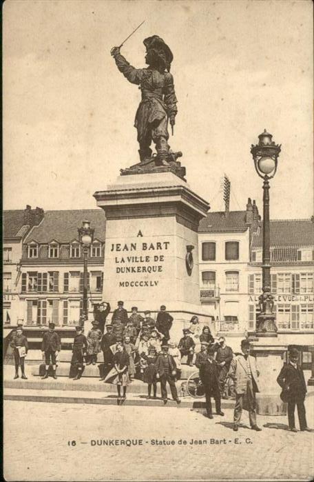 Duenkirchen Dunkerque Statue Jean Bart