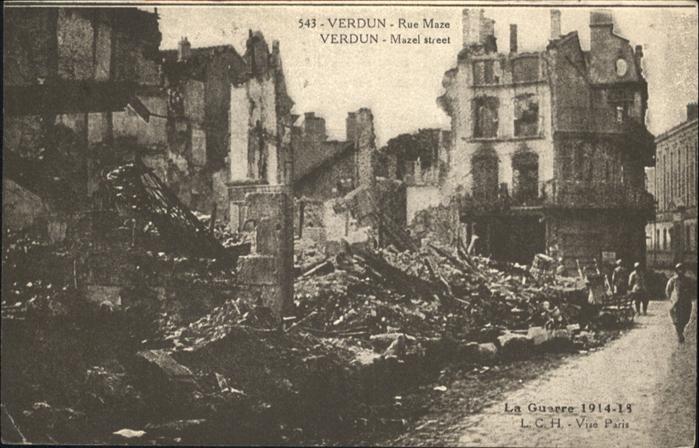 Verdun Meuse Rue Maze