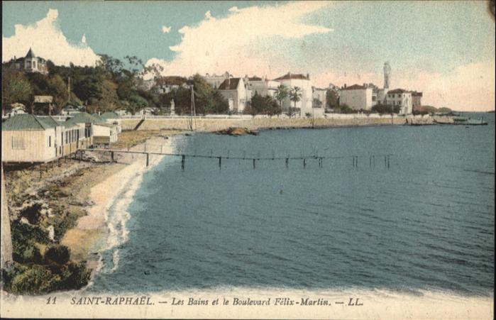 Saint-Raphael Var Bains Boulevard Felix Martin