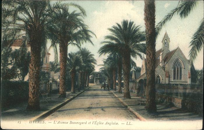 Hyeres Avenue Beauregard Eglise Anglaise