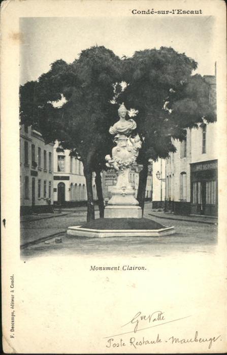 Conde-sur-l Escaut Monument Clairon