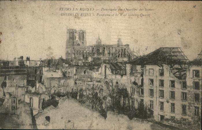 Laines-aux-Bois Reims en Ruines