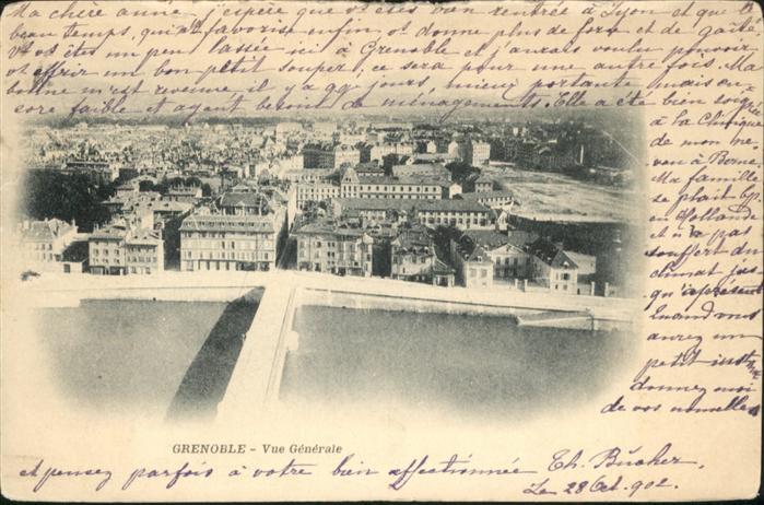 Grenoble Fliegeraufnahme