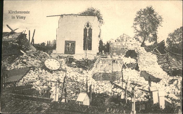 Vimy Kirchenreste
