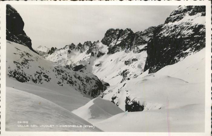 Pozza di Fassa Valle del Vajolet Coronelle