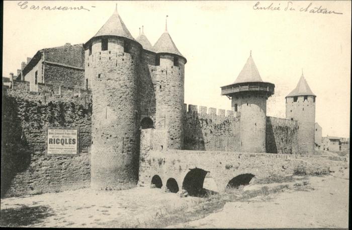 Carcassonne Entree du Chateau Feodal