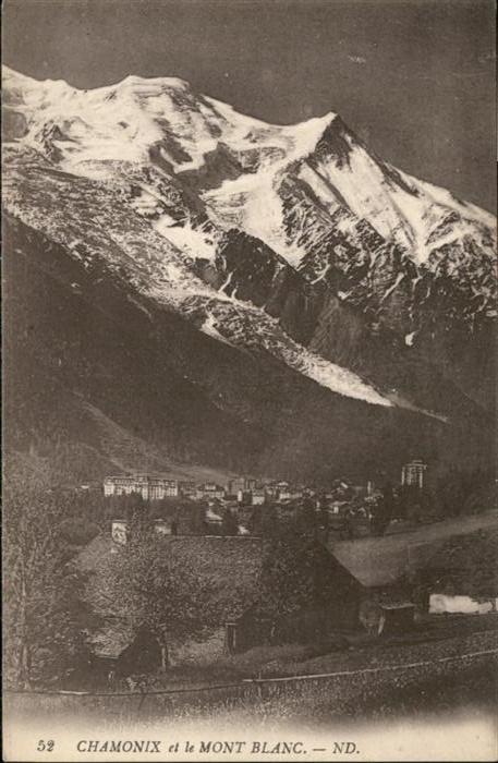 Chamonix le Mont Blanc
