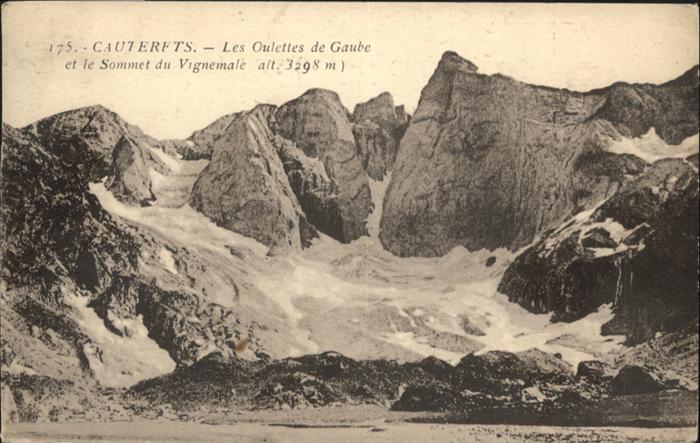 Cauterets les Oulettes de Gaube le Sommet du Vign