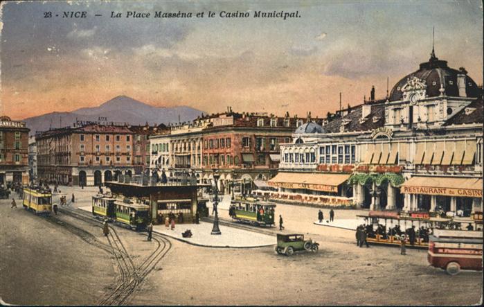 Nice Alpes Maritimes la Place Massena le Casino Municipal St