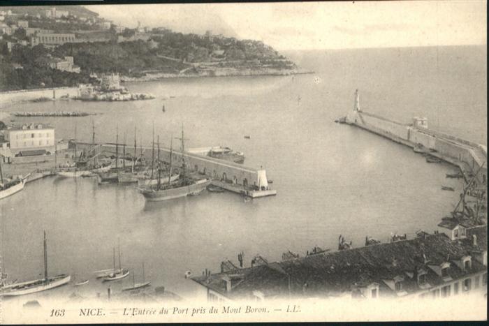 Nice Alpes Maritimes Entree du Port pris du Mont Boron