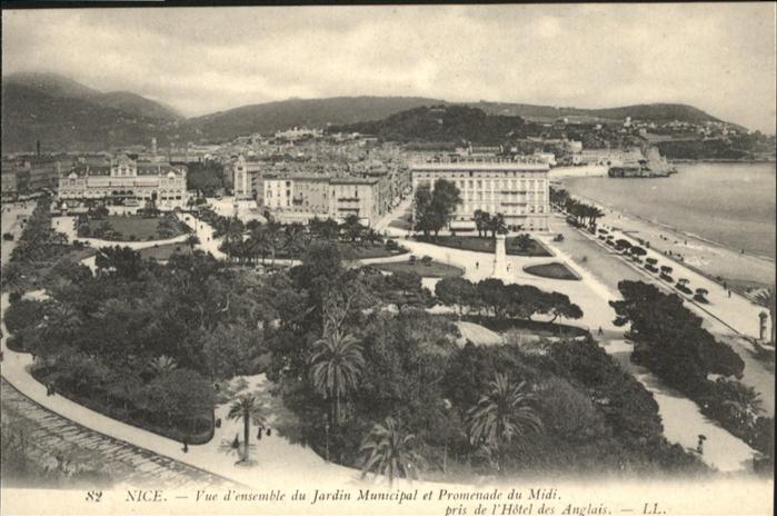 Nice Alpes Maritimes Jardin Municipal Promenade du Midi