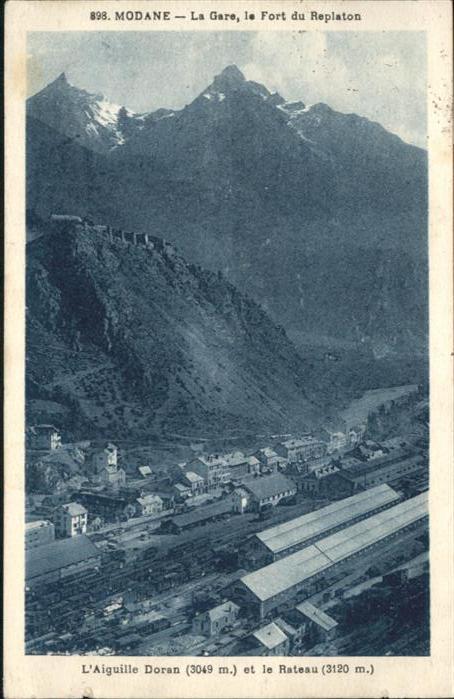Modane la Gare le Fort du Replaton