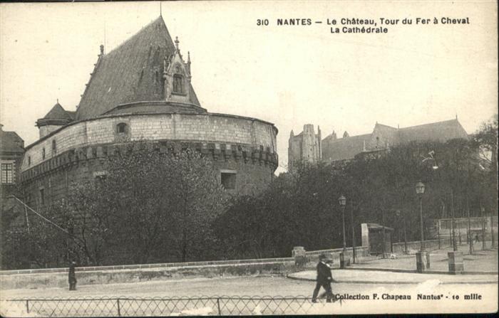 Nantes Loire Atlantique le Chateau Tour du Fer a Cheval la Cath