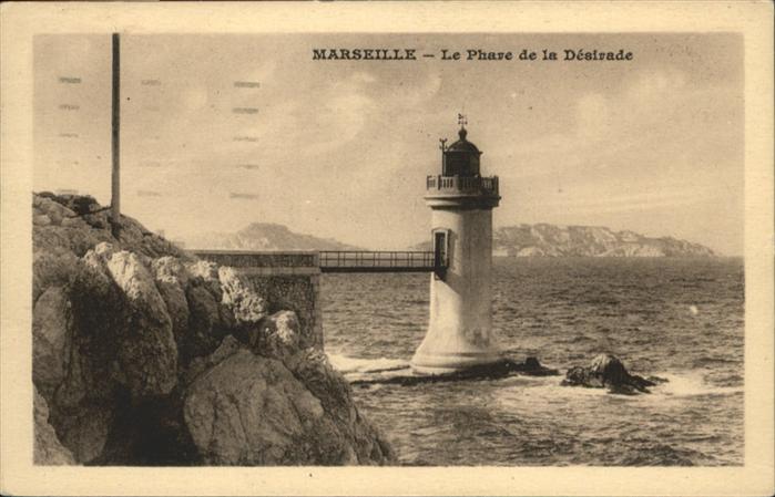 Marseille Bouches-du-Rhone le Phare de la Desirade