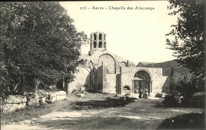Arles Bouches-du-Rhone Chapelle des Aliscamps