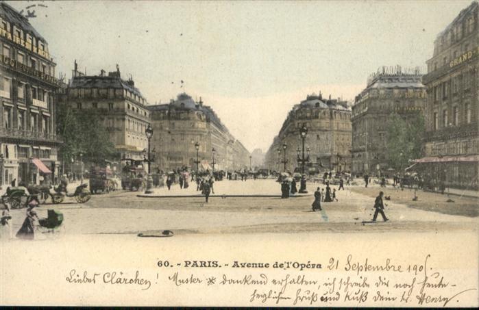 Paris Avenue de l'Opera
