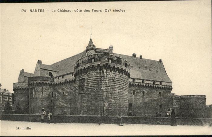Nantes Loire Atlantique le Chateau cote des Tours