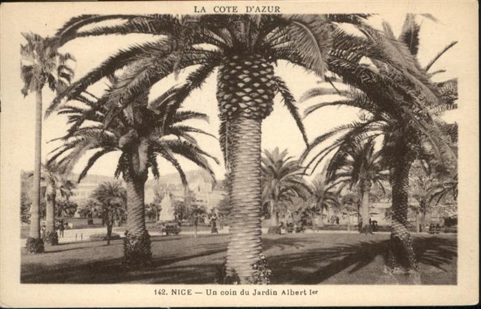 Nice Alpes Maritimes Jardin Albert