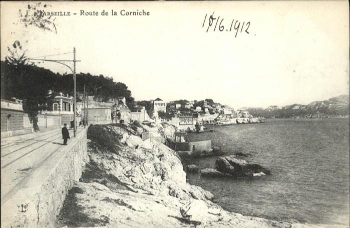 Marseille Bouches-du-Rhone Route de la Corniche