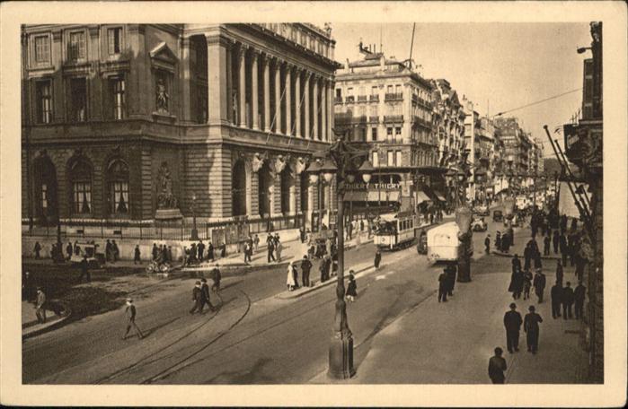 Marseille Bouches-du-Rhone La Canebiere Strassenbahn