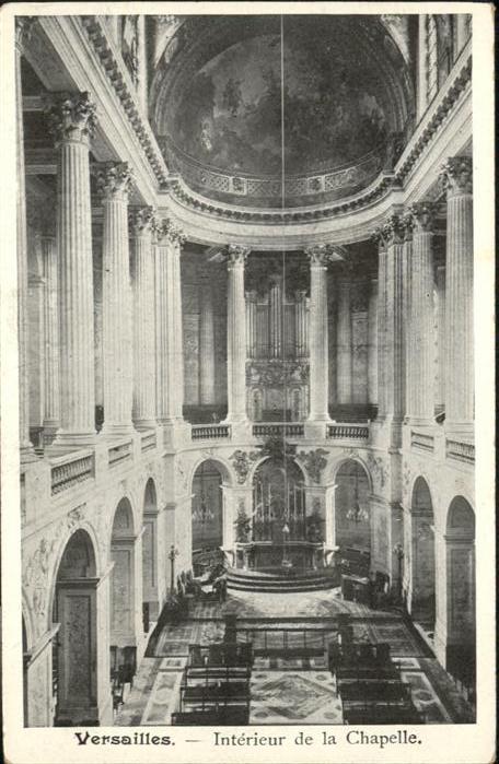 Versailles Yvelines Interieur de la Chapelle Orgel