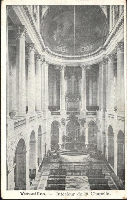 Versailles Yvelines Interieur de la Chapelle Orgel