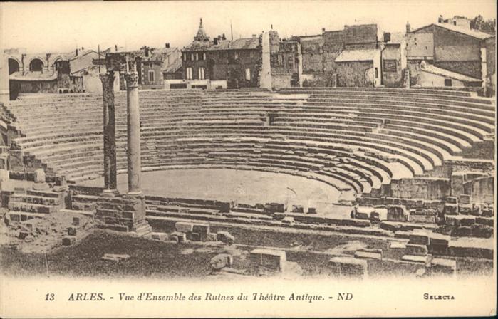 Arles Bouches-du-Rhone Ruines du Theatre Antique