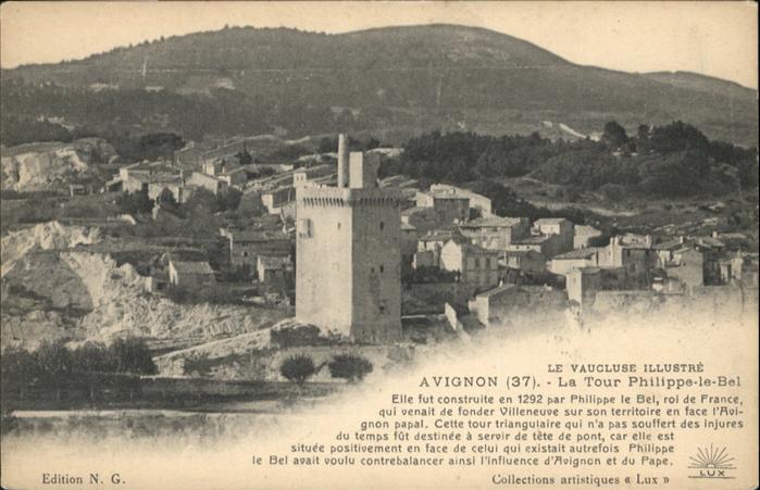 Avignon Vaucluse la Tour Philippe le Bel