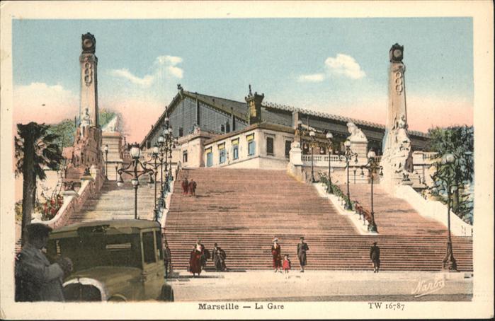 Marseille Bouches-du-Rhone la Gare