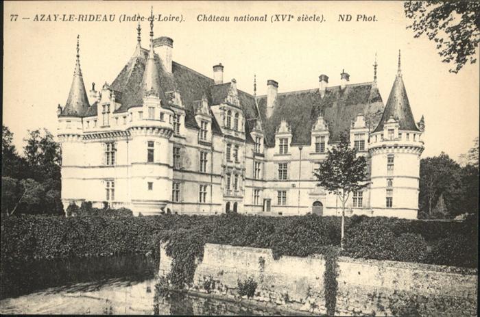 Azay-le-Rideau Chateau national