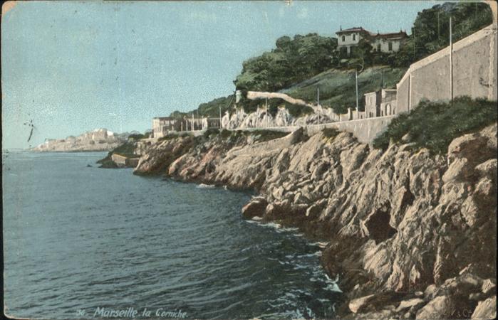Marseille Bouches-du-Rhone la Corniche
