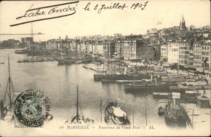 Marseille Bouches-du-Rhone le vieux Port