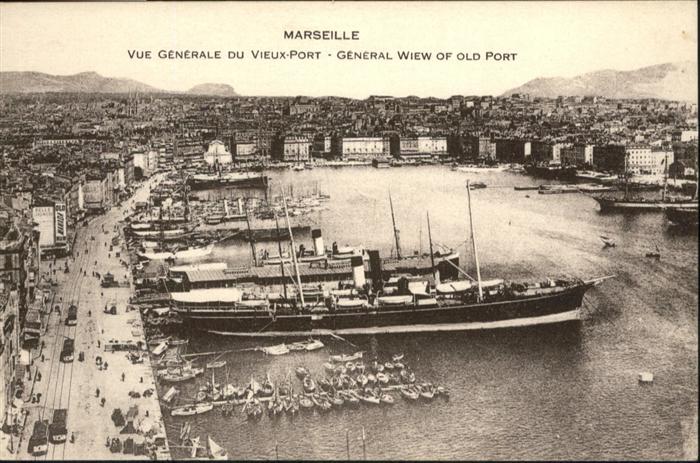 Marseille Bouches-du-Rhone Vieux Port Schiffe