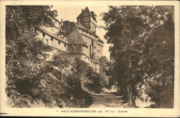 Haut-Koenigsbourg Hohkoenigsburg Entree