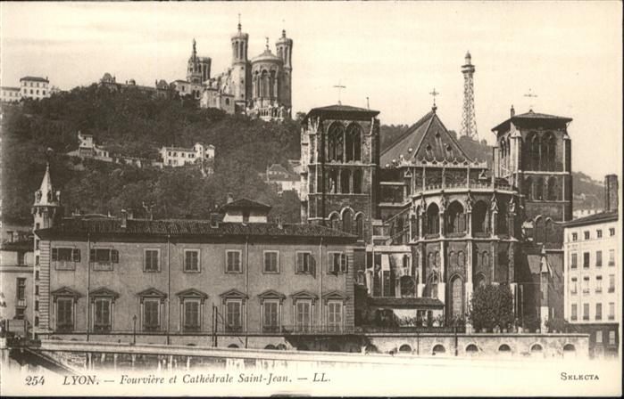 Lyon France Fourviere Cathedrale Saint Jean