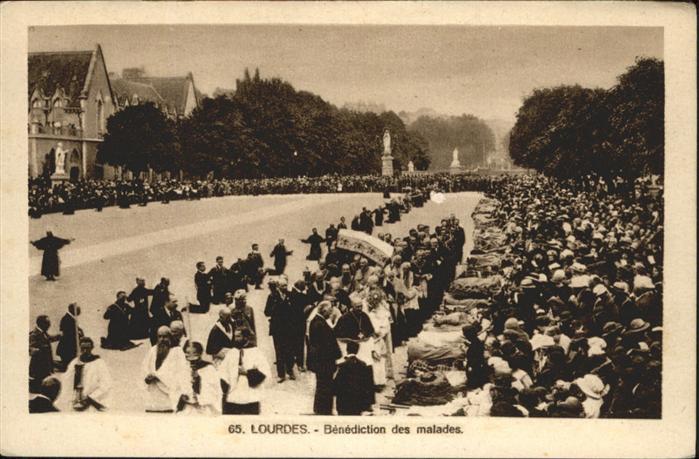 Lourdes Hautes Pyrenees Benediction des malades