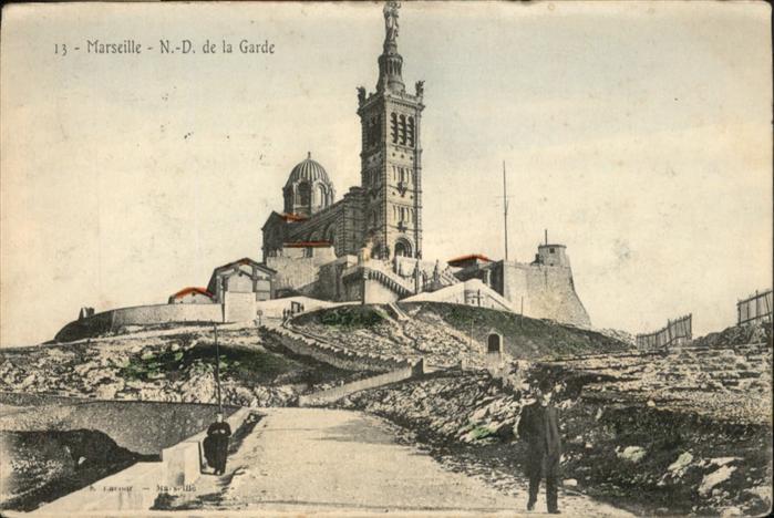 Marseille Bouches-du-Rhone Notre Dame de la Garde