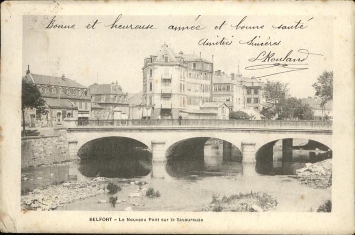 Belfort Alsace le Nouveau Pont sur la Savoureuse